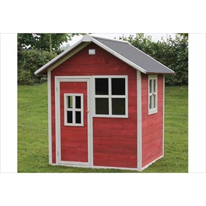 Maisonnette rouge pour enfant loft 100