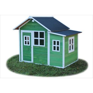 Cabane enfant verte loft 150