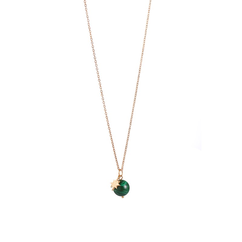 Collier wild moon malachite