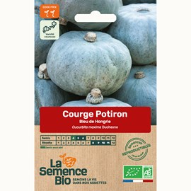 Courge potiron bleu de hongrie bio