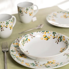 Assiette plate summer 27 cm x6