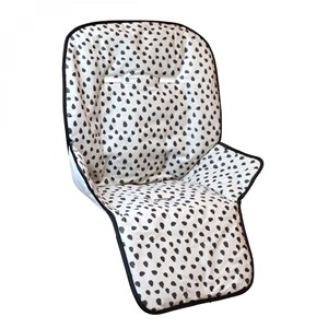 Housse assise chaise haute - noir