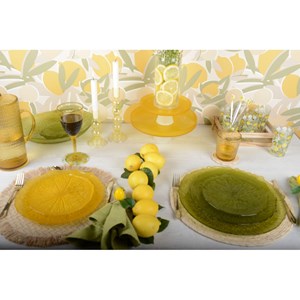Dessous de verre citron - lot de 6