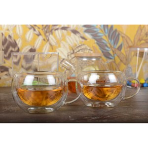 Tasses a the ronde double paroi - lot de