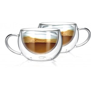 Tasses à thé ronde double paroi - lot de 2