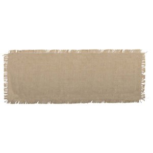 Chemin de table en toile de jute doré