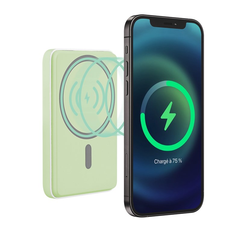 T'nb - Batterie externe magnétique 5000mah vert