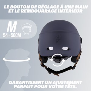 Casque vélo, taille m - bleu marine