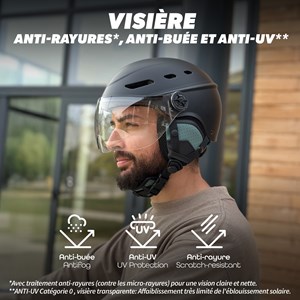 Casque vélo, taille l - noir mat