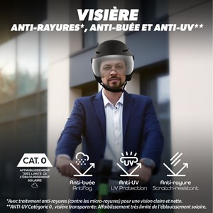 Casque vélo, taille m - noir mat