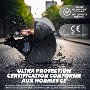 Casque vélo, taille m - noir mat