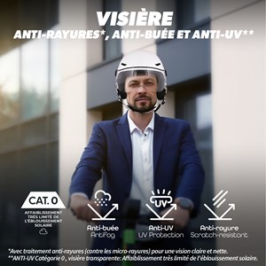 Casque vélo, taille l - blanc