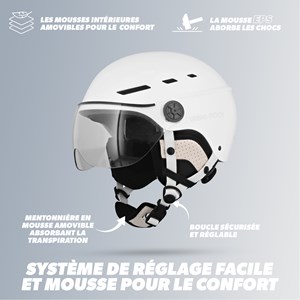 Casque vélo, taille m - blanc