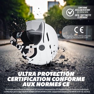 Casque vélo, taille m - blanc