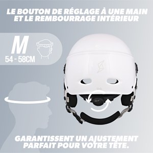Casque vélo, taille m - blanc