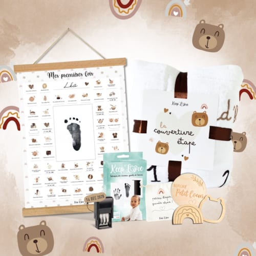 Keep love - Couverture + affiche + kit empreintes