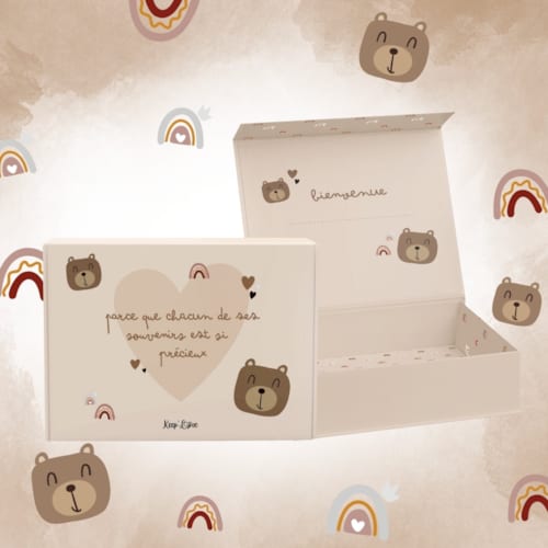 Keep love - Boîte à souvenirs bébé coffret naissance