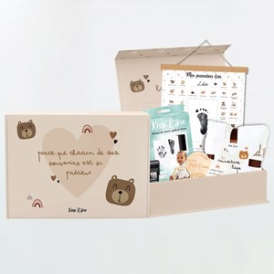 Coffret souvenirs bébé complet - ourson