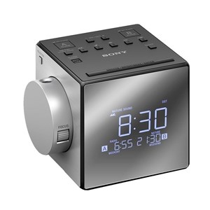 Radio réveil icf-c1pj avec projection de