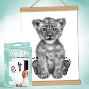 Coffret kit empreintes affiche lionceau