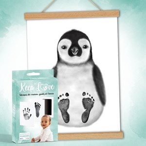 Coffret kit empreintes affiche pingouin