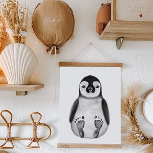 Coffret kit empreintes affiche pingouin