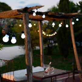 Guirlande fête multicolore led - connect