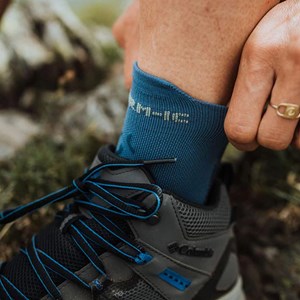 Chaussettes randonnée femme bleu 37-38
