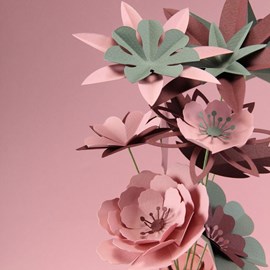 Kit créatif bouquet de fleurs en papier