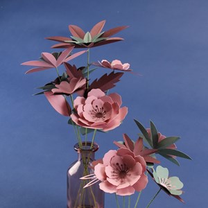 Kit créatif bouquet de fleurs en papier