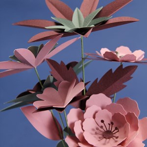 Kit créatif bouquet de fleurs en papier