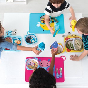 Assiette compartiment - hibou