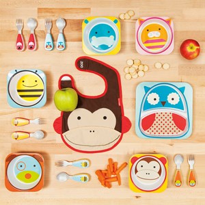Assiette compartiment - hibou