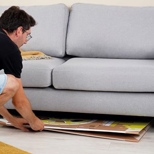 Cabane carton pliable française - donjon