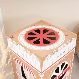 Cabane carton pliable française - home