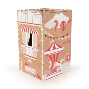 Cabane carton pliable française - home