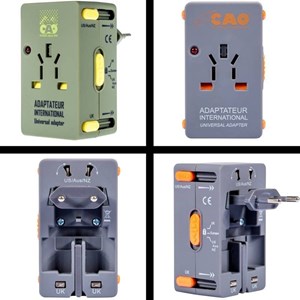 Adaptateur de prise international cao