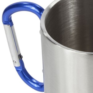 Tasse acier avec poignée mousqueton rega