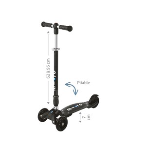 Kickboard compact black