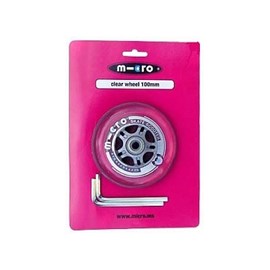 Roue ar transparente 100 mm