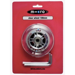 Roue ar transparente 100 mm
