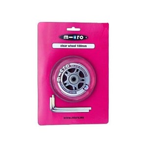 Roue ar transparente 100 mm