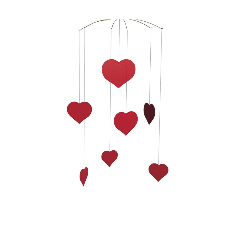 Flensted - Mobile de coeurs