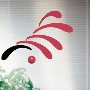 Mobile flowing rythm red