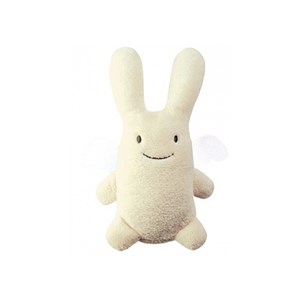 Ange lapin musical 24cm ivoire