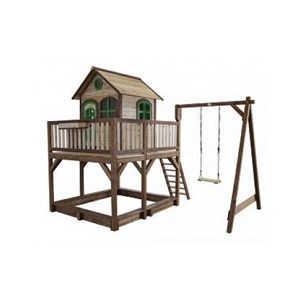 Cabane enfant liam 2 avec 1 balançoire