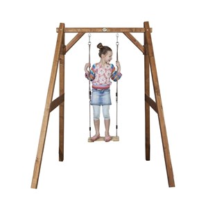 Portique simple brun axi 1 balancoire