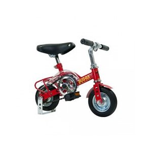 Mini velo qu-ax 6"" rouge