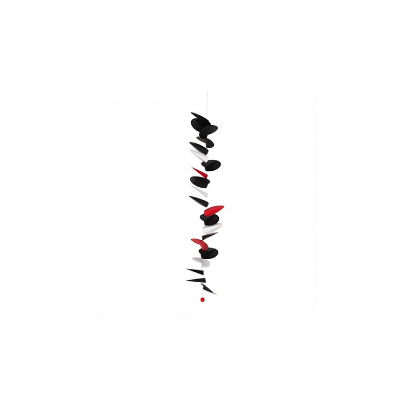 Flensted - Mobile turning leaves, rouge/noir/blanc