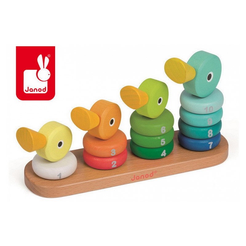 Juratoys-Janod - Empilable duck family